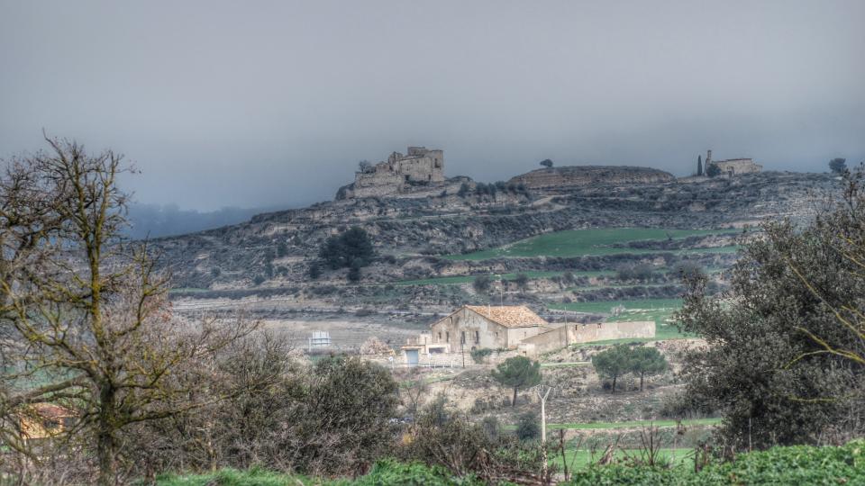 28.2.2016 Castell i església de sant Jaume de Timor  Sant Pere dels Arquells -  Ramon Sunyer