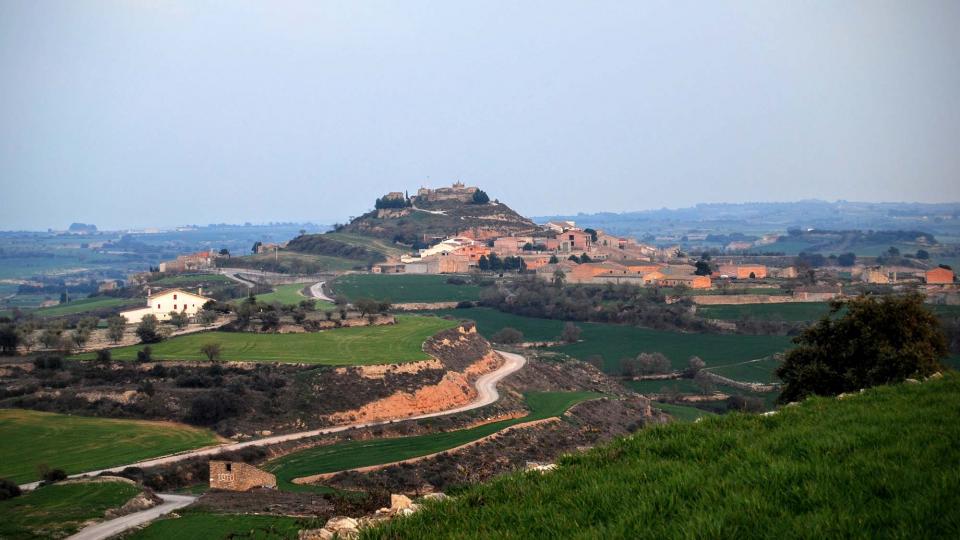 13.3.2016 vista de ponent  Granyena de Segarra -  Ramon Sunyer