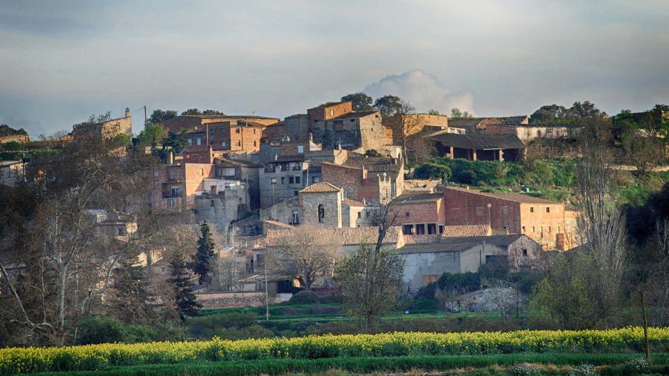 10 de Abril de 2016 vista al captard  Castellnou d'Oluges -  Ramon Sunyer