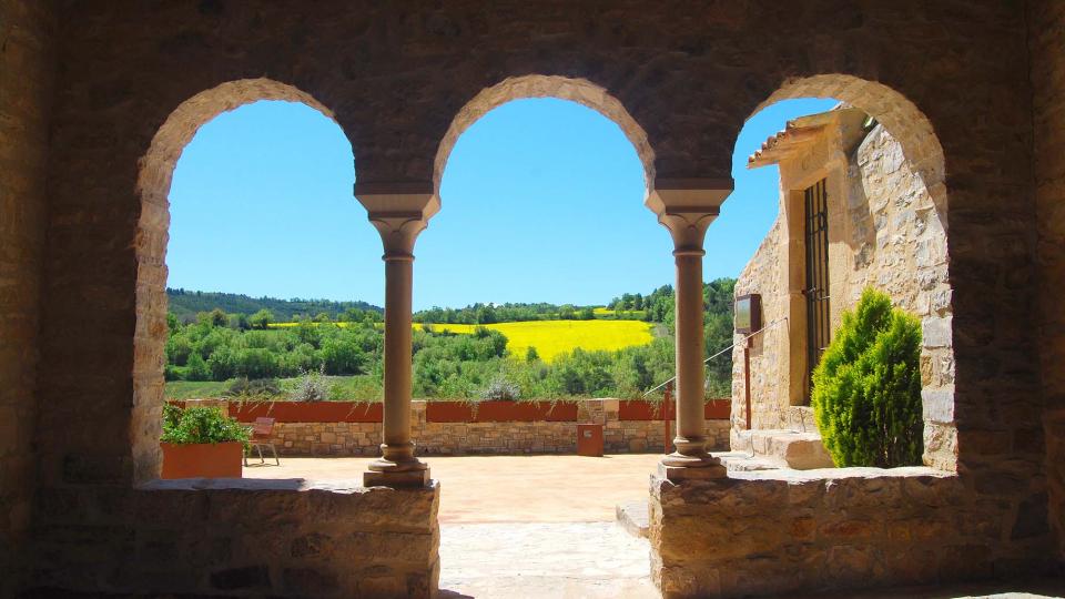 1 de Maig de 2016 Església Santa Maria romànic (XII)  Veciana -  Ramon Sunyer