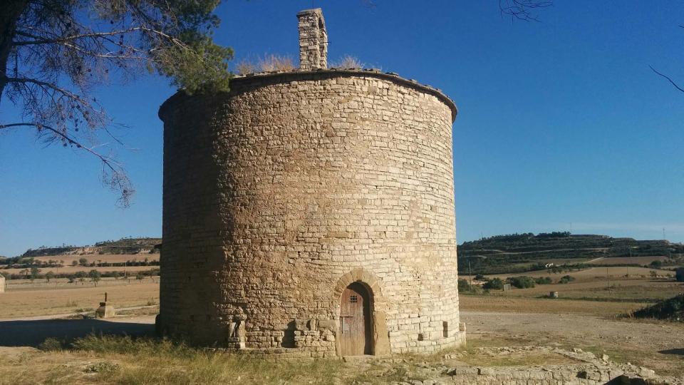 28 de Agost de 2015 Església de Sant Pere Gros romànic s XI  Cervera -  Ramon Sunyer