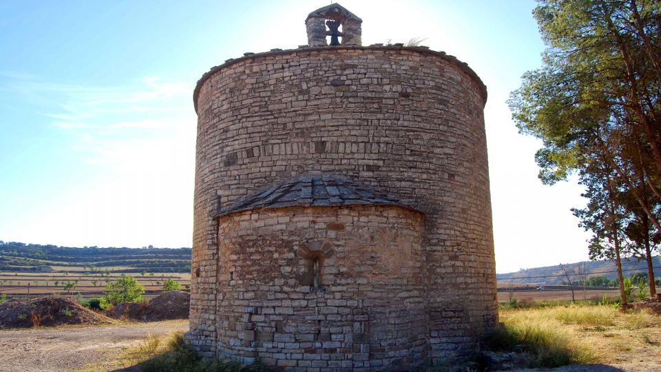 28 de Agost de 2015 Església de Sant Pere Gros romànic s XI  Cervera -  Ramon Sunyer