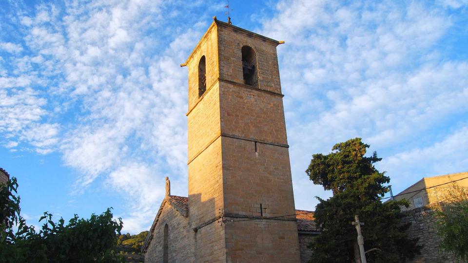 11.6.2016 església de Santa Maria gòtic s. XIII  Vallfogona de Riucorb -  Ramon Sunyer