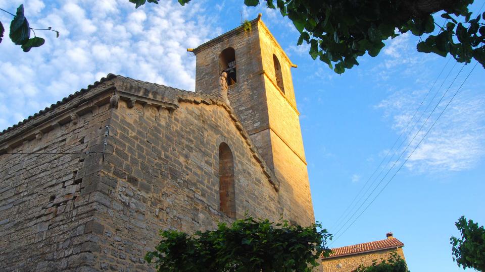 11.6.2016 església de Santa Maria gòtic s. XIII  Vallfogona de Riucorb -  Ramon Sunyer