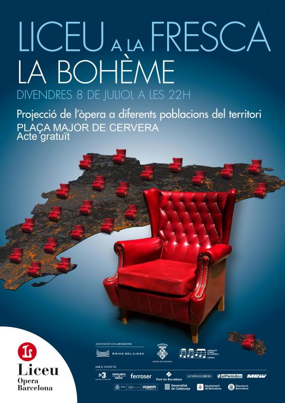 29.6.2016 cartell LICEU A LA FRESCA - LA BOHÈME  -  Mònica Valls