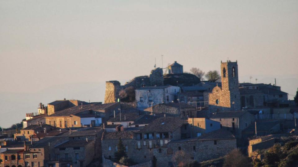 20.2.2016 vista al capvespre  Montoliu de Segarra -  Ramon Sunyer