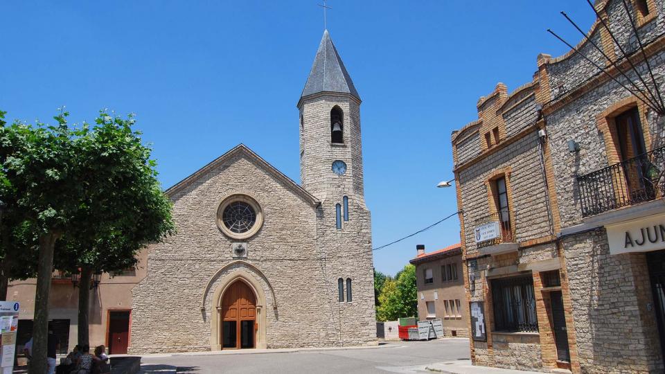 10.7.2016 Església del Sagrat Cor   Sant Guim de Freixenet -  Ramon Sunyer