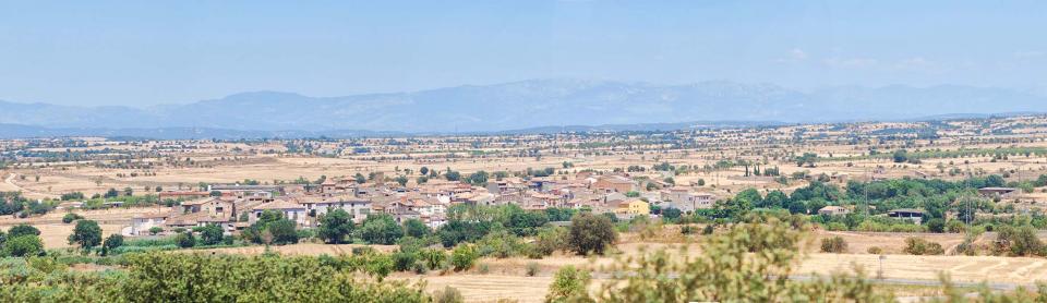 17.7.2016 vista  Tarroja de Segarra -  Ramon Sunyer