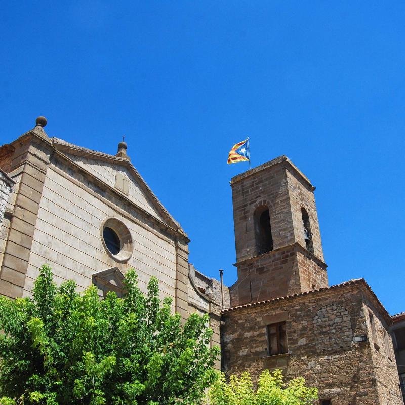 17.7.2016 Església de Sant Salvador  Tarroja de Segarra -  Ramon Sunyer