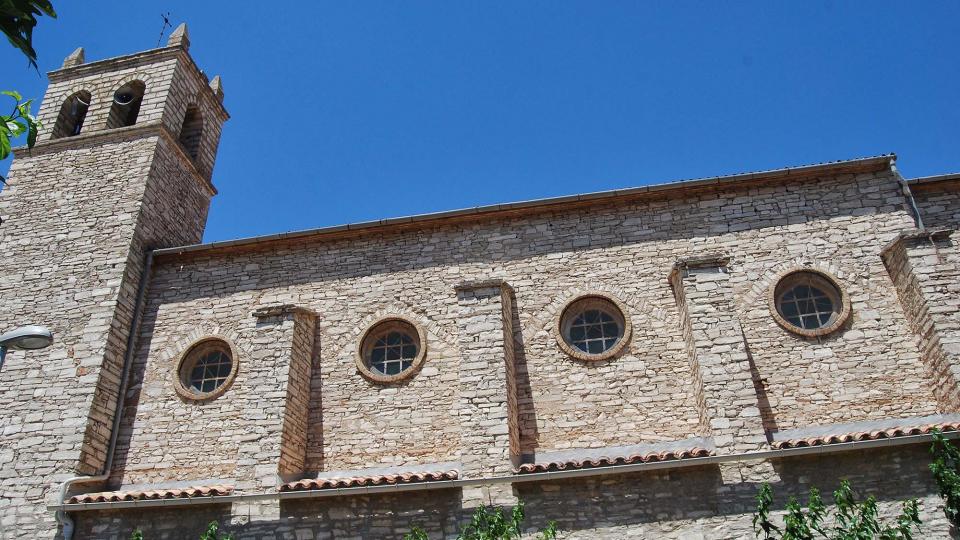 17.7.2016 Església de Santa Maria  Sant Antolí i Vilanova -  Ramon Sunyer