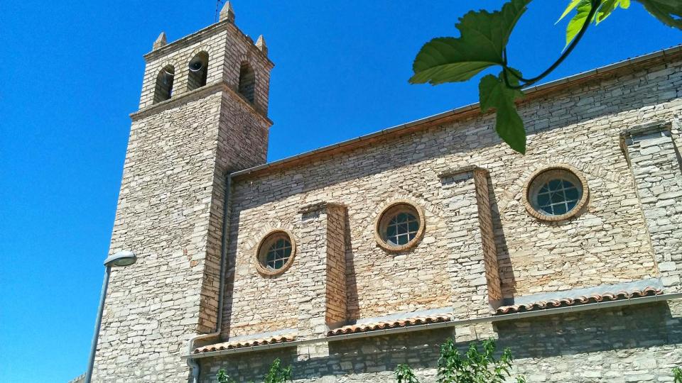 17.7.2016 Església de Santa Maria  Sant Antolí i Vilanova -  Ramon Sunyer