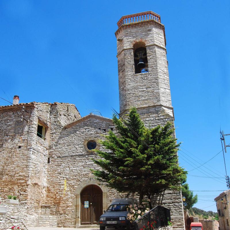 25.7.2016 Església de Santa Maria  Viver de Segarra -  Ramon Sunyer