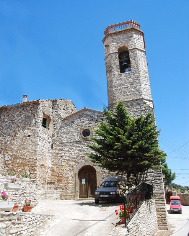 24.7.2016 Església de Santa Maria  Viver de Segarra -  Ramon Sunyer