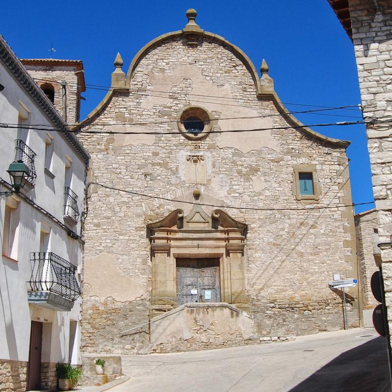 21.8.2016 Església Santa Maria  Les Oluges -  Ramon Sunyer