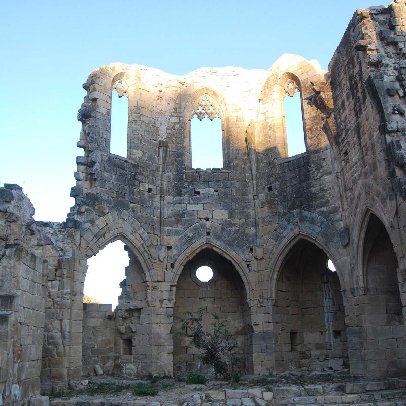 24.8.2016 monestir de Santa Maria de Vallsanta  Guimerà -  Ramon Sunyer