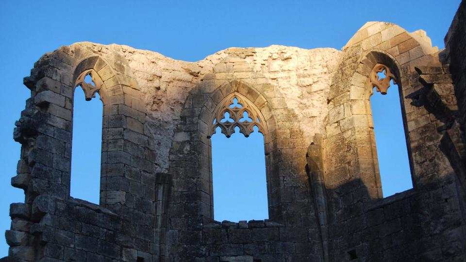 24.8.2016 monestir de Santa Maria de Vallsanta  Guimerà -  Ramon Sunyer