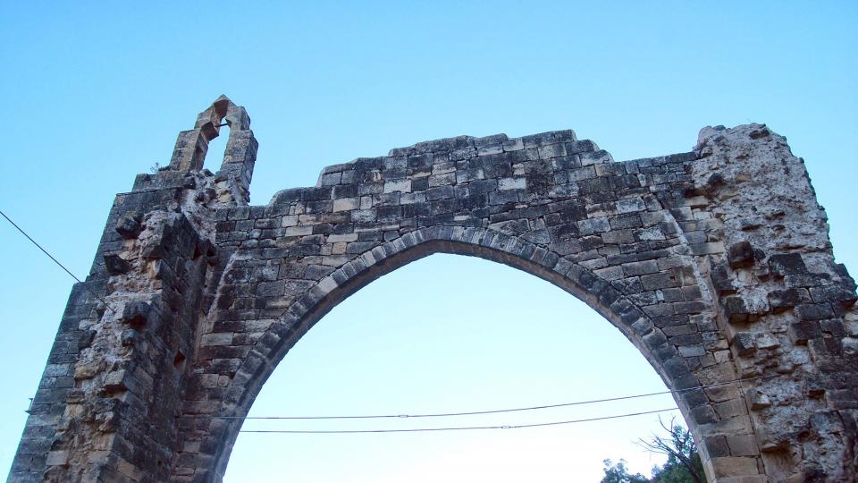 24.8.2016 monestir de Santa Maria de Vallsanta  Guimerà -  Ramon Sunyer