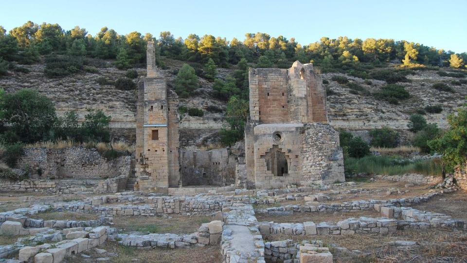 24.8.2016 monestir de Santa Maria de Vallsanta  Guimerà -  Ramon Sunyer