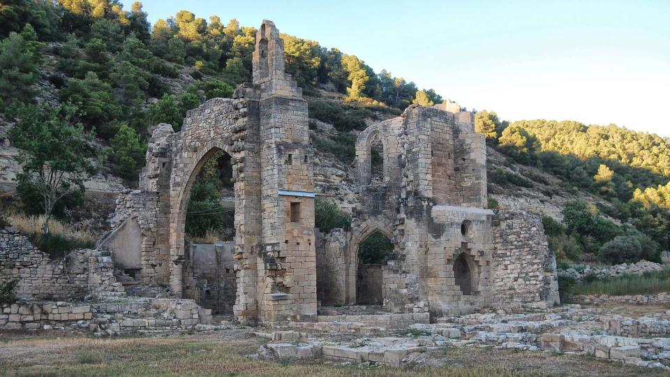 24.8.2016 monestir de Santa Maria de Vallsanta  Guimerà -  Ramon Sunyer