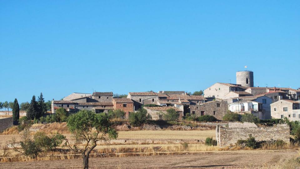 24.8.2016 vista  L'Ametlla de Segarra -  Ramon Sunyer