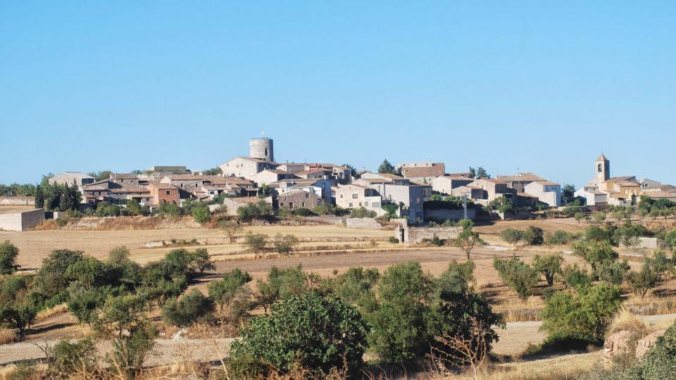 24.8.2016 vista  L'Ametlla de Segarra -  Ramon Sunyer