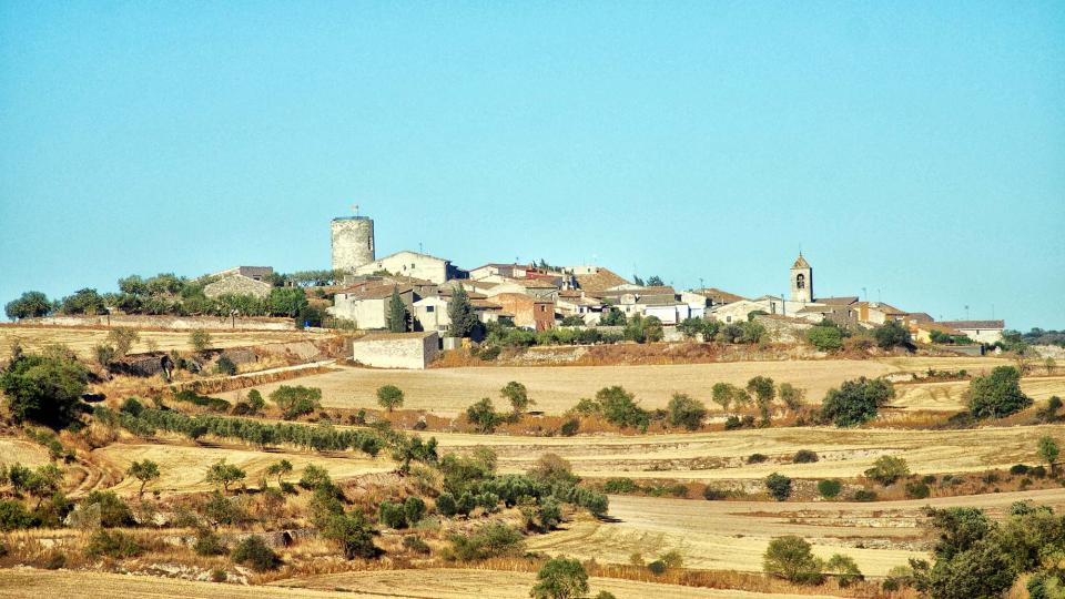 24.8.2016 vista  L'Ametlla de Segarra -  Ramon Sunyer