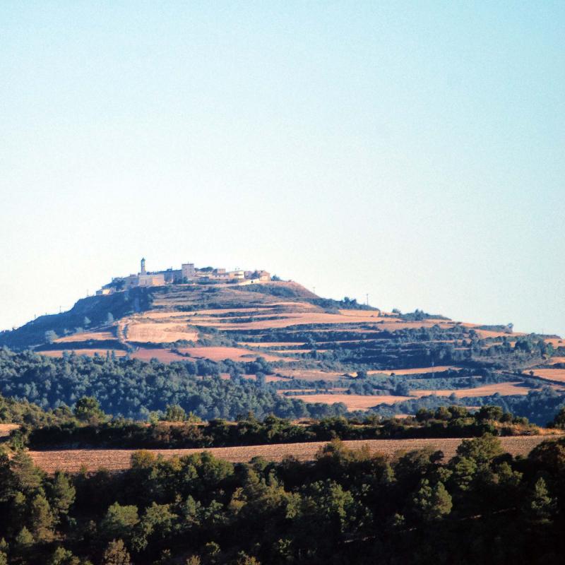 24.8.2016 Vista des de l'Ametlla de Segarra  Forès -  Ramon Sunyer