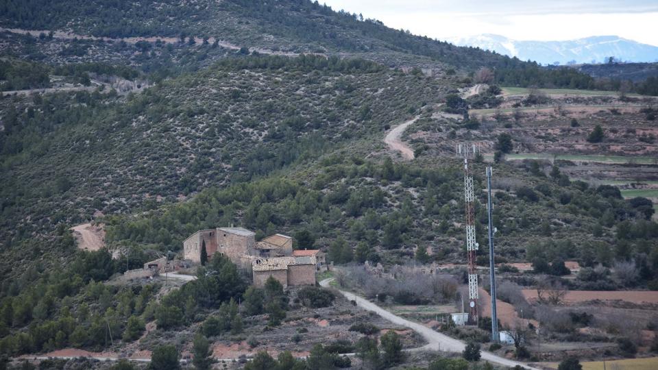 22.1.2017 vista  Castellnou d'Albarells -  Ramon Sunyer