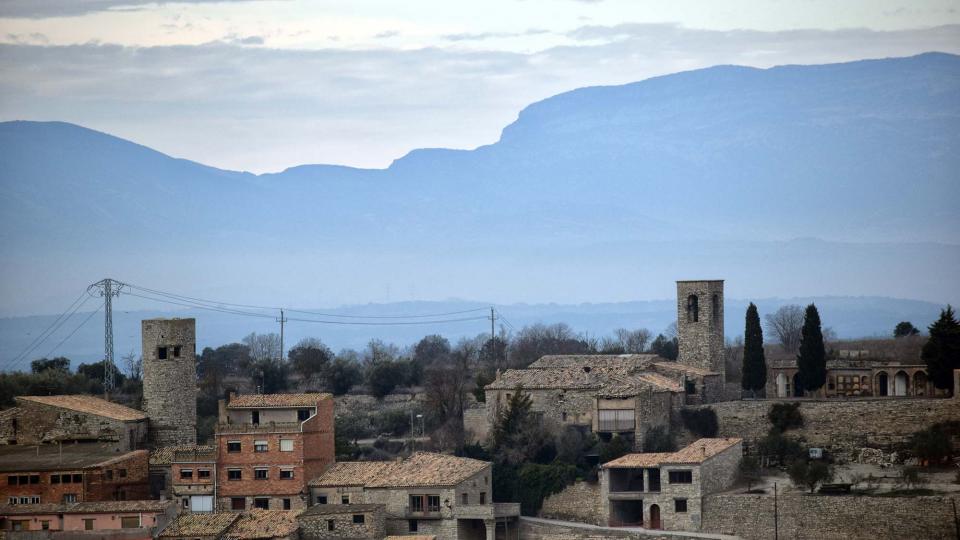 22.1.2017 Vista del poble  Gospí -  Ramon Sunyer