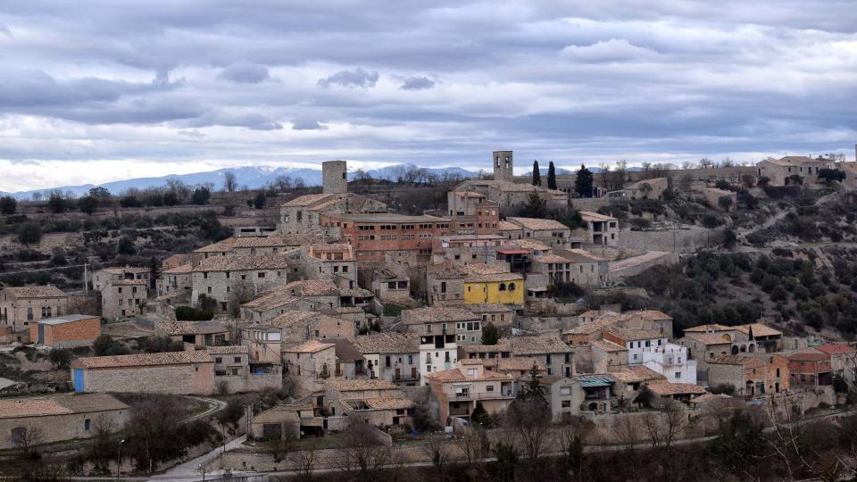 22.1.2017 Vista del poble  Gospí -  Ramon Sunyer