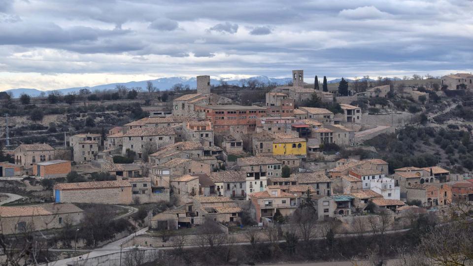 22.1.2017 Vista del poble  Gospí -  Ramon Sunyer