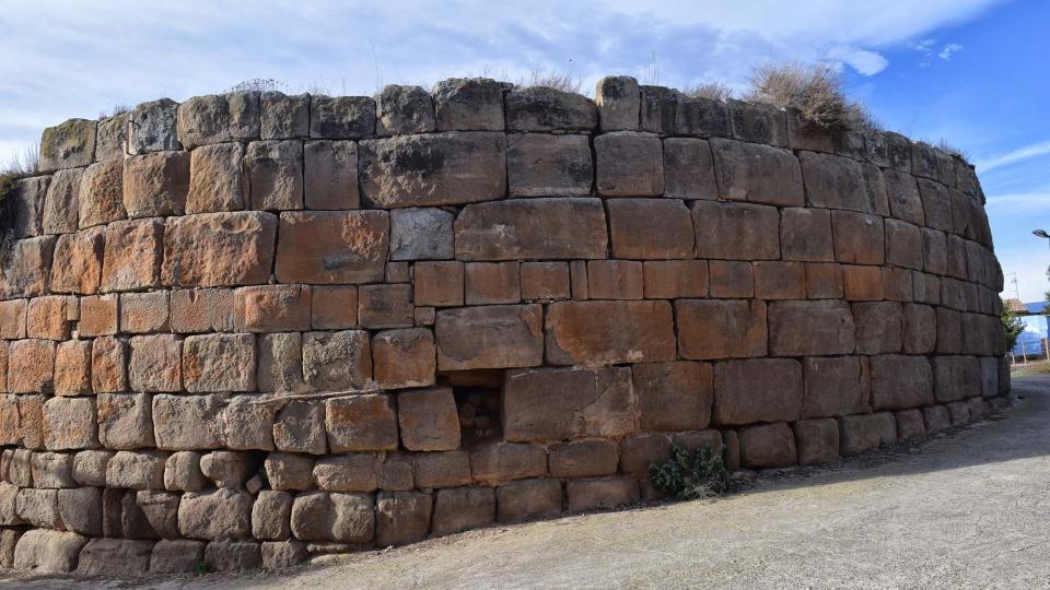 Mur romà 15.1.2017 Mur romà Castellnou d'Ossó - Ramon Sunyer