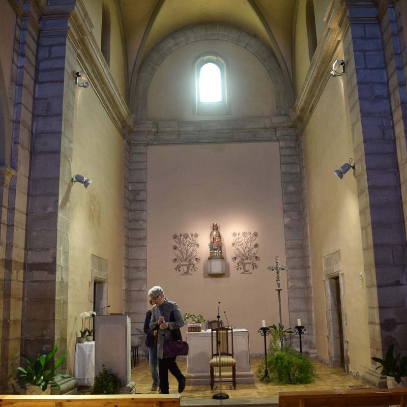 Església de Santa Maria 26.2.2017 Església de Santa Maria Montmaneu - Ramon Sunyer