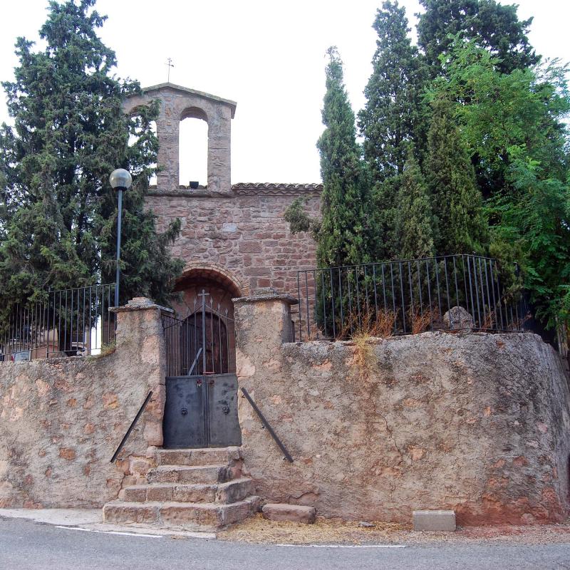 10.8.2016 Església de Santa Maria  Les Coromines -  Ramon Sunyer