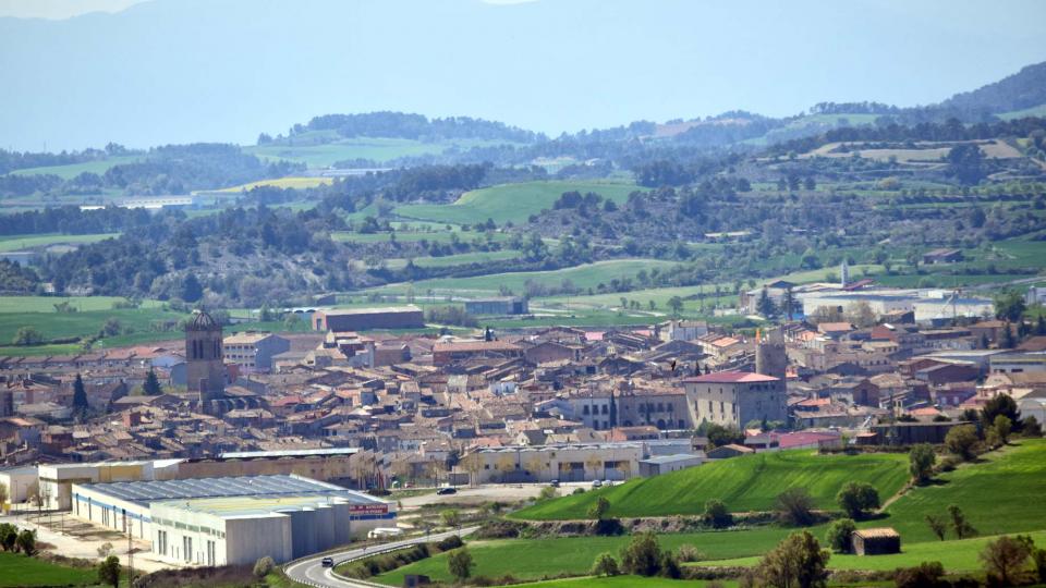 10.4.2017 Vista des d'Aguiló  Santa Coloma de Queralt -  Ramon Sunyer