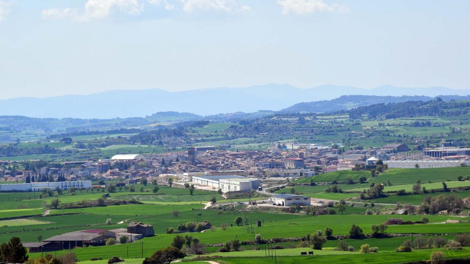 10.4.2017 Vista des d'Aguiló  Santa Coloma de Queralt -  Ramon Sunyer