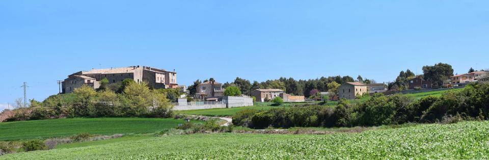 10.4.2017 panoràmica  La Pobla de Carivenys -  Ramon Sunyer