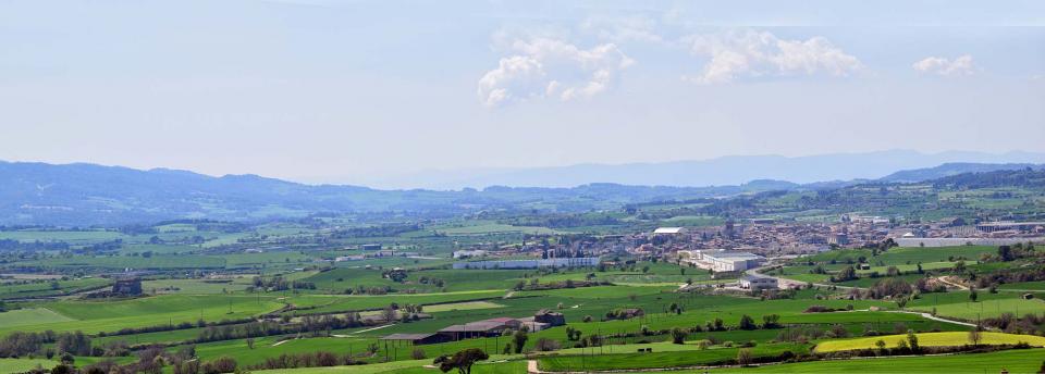 10.4.2017 panoràmica  Santa Coloma de Queralt -  Ramon Sunyer