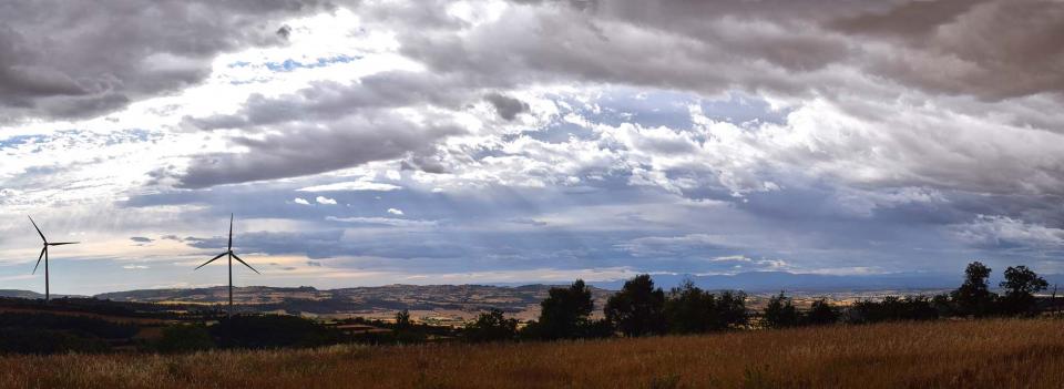 1.7.2017 panoràmica des de Montfred  Talavera -  Ramon Sunyer