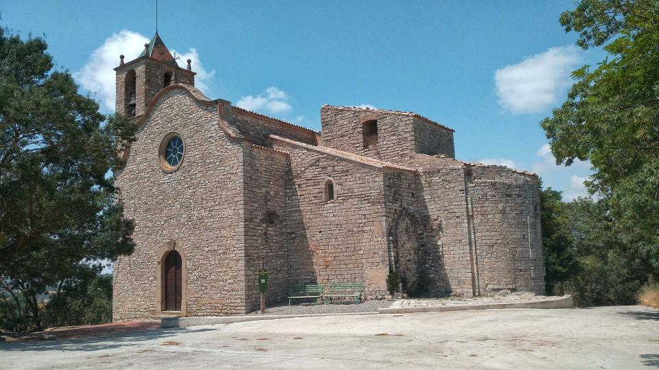 9.7.2017 Església Santa Maria  Freixenet de Segarra -  Ramon Sunyer