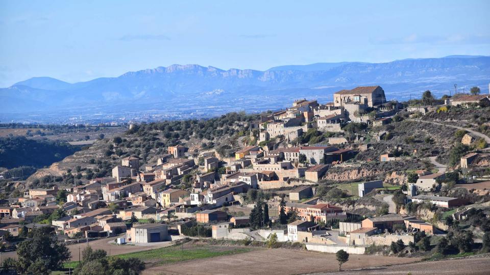 05.11.2017 Vista del poble  Les Oluges -  Ramon Sunyer