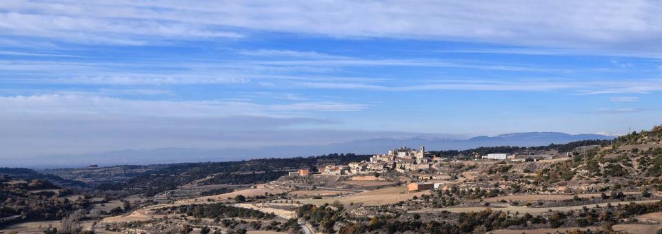 3.12.2017 panoràmica  Montoliu de Segarra -  Ramon Sunyer