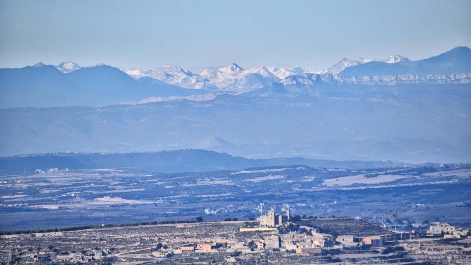 3.12.2017 vista del poble  La Curullada -  Ramon Sunyer