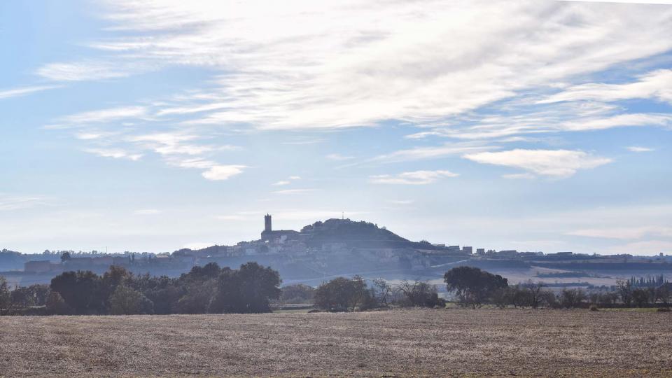 3.12.2017 vista del poble  Granyena de Segarra -  Ramon Sunyer