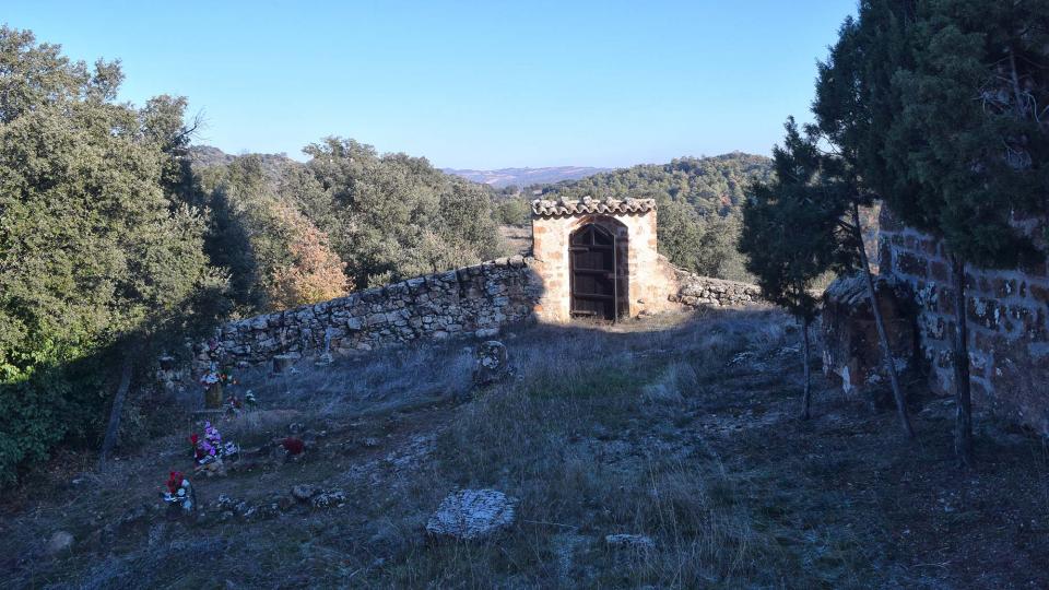 6 de Desembre de 2017 Església de Sant Pere de mas Pujol  Les Cases de la Serra -  Ramon Sunyer