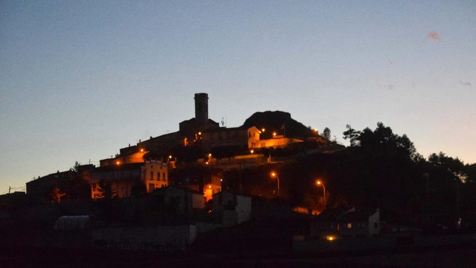 16.12.2017 - vista al capvespre - Argençola - Ramon  Sunyer