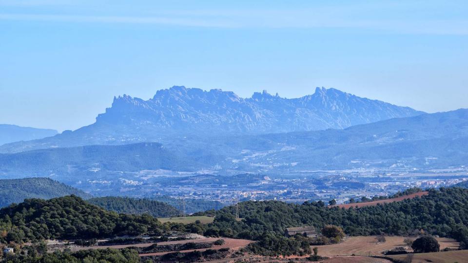27.11.2017 - vista de Montserrat - Argençola - Ramon  Sunyer