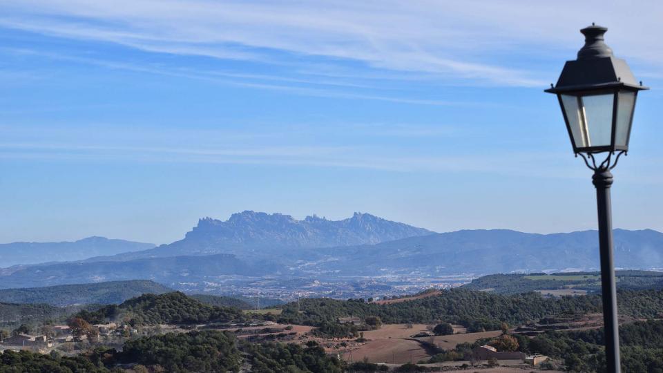 27.11.2017 - vista de Montserrat - Argençola - Ramon  Sunyer