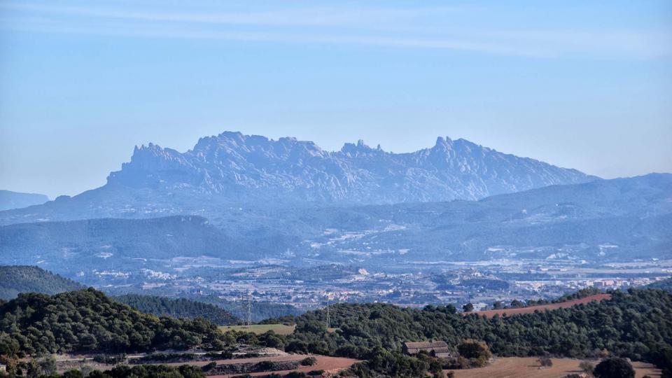 27.11.2017 - vista de Montserrat - Argençola - Ramon  Sunyer