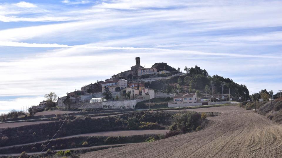 27.11.2017 - vista del poble - Argençola - Ramon  Sunyer